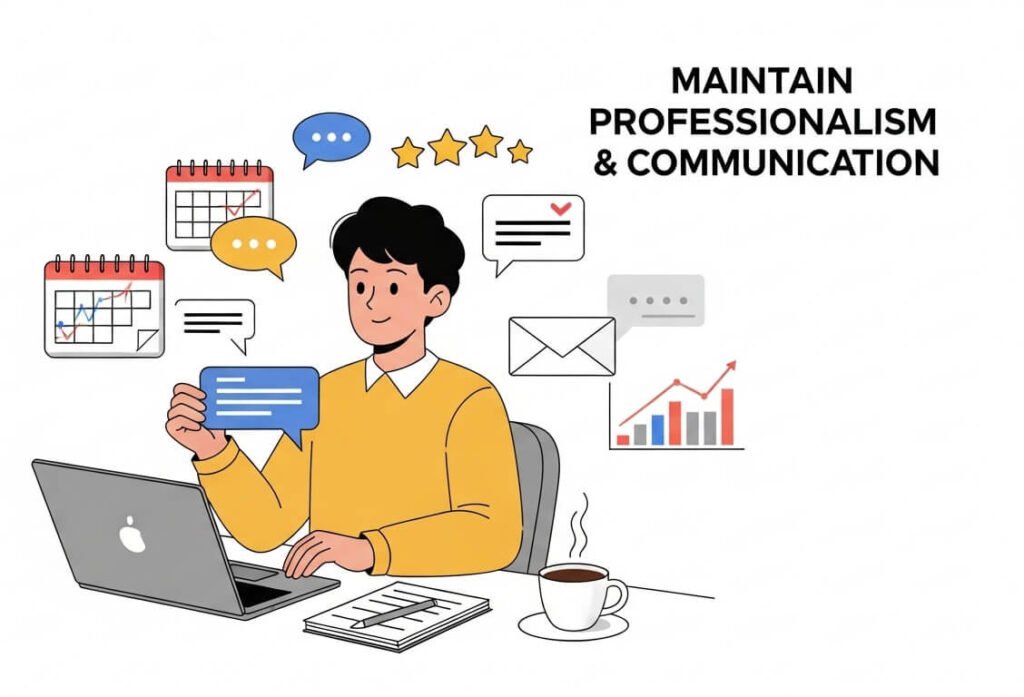 Maintain Professionalism & Communication