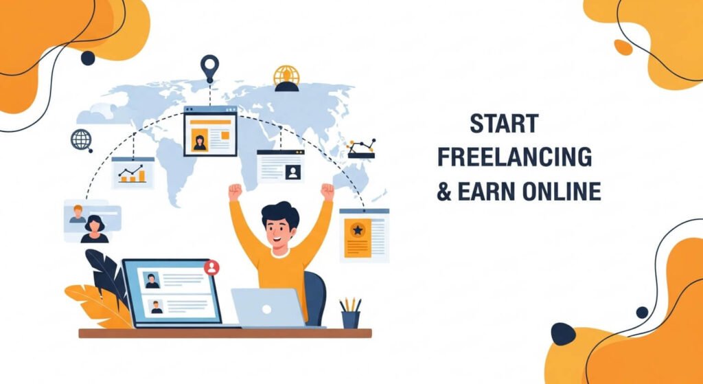 start freelancing and earn online Get Paid Safely